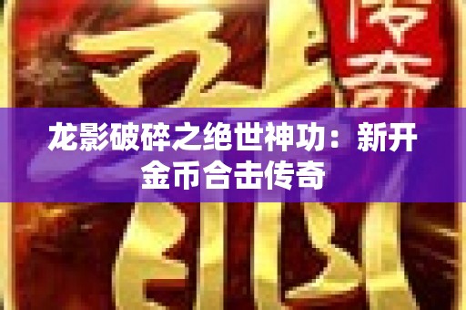 龙影破碎之绝世神功：新开金币合击传奇